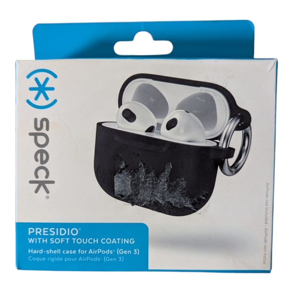 P9. Speck Presidio Soft Touch Apple Airpod (3rd Generation)‎ - Black